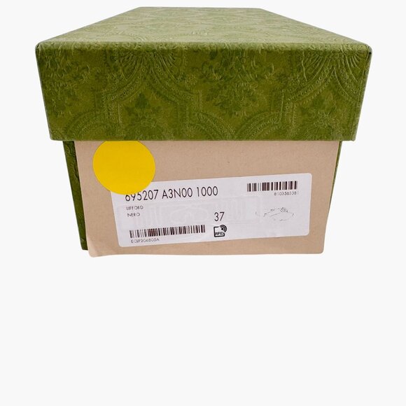 Gucci GG Black Interlocking Logo Flat Thong Sandal Flip Flop Size 37 US 7 Women - Picture 15 of 15